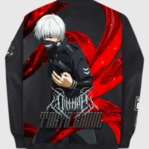 Tokyo Ghoul Unisex Black Starter Jacket