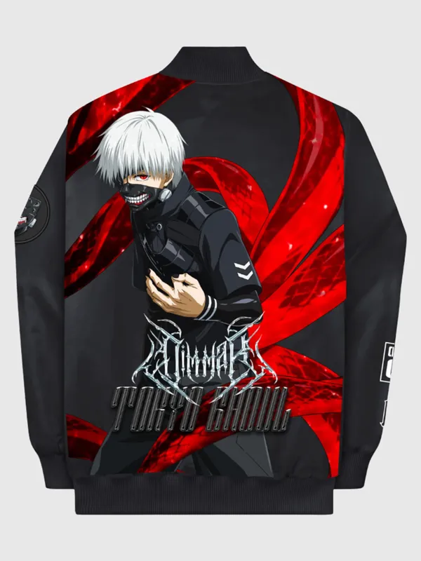 Tokyo Ghoul Unisex Black Starter Jacket