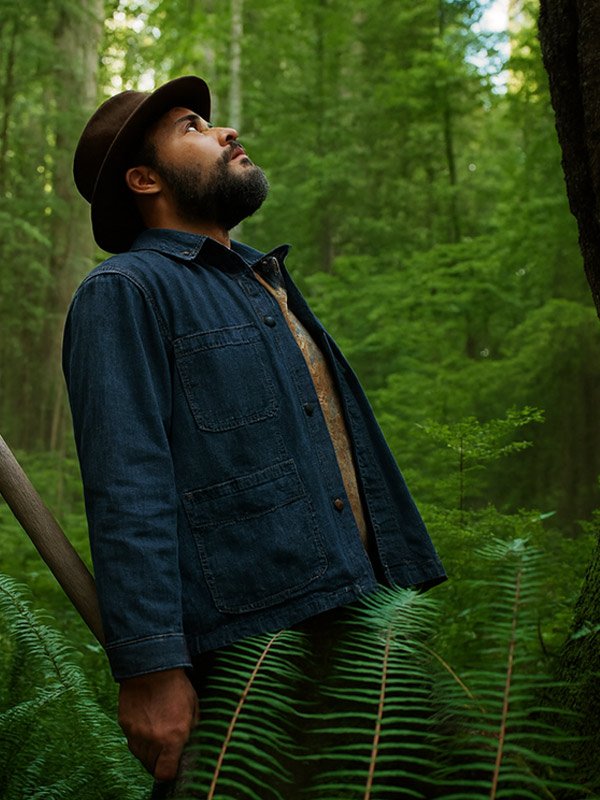 Train Dreams Joel Edgerton Blue Jacket