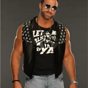 WWE LA Knight Leather Vest