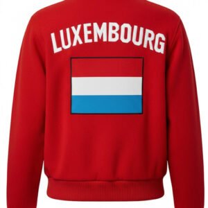 Luxembourg Red Fleece Jacket