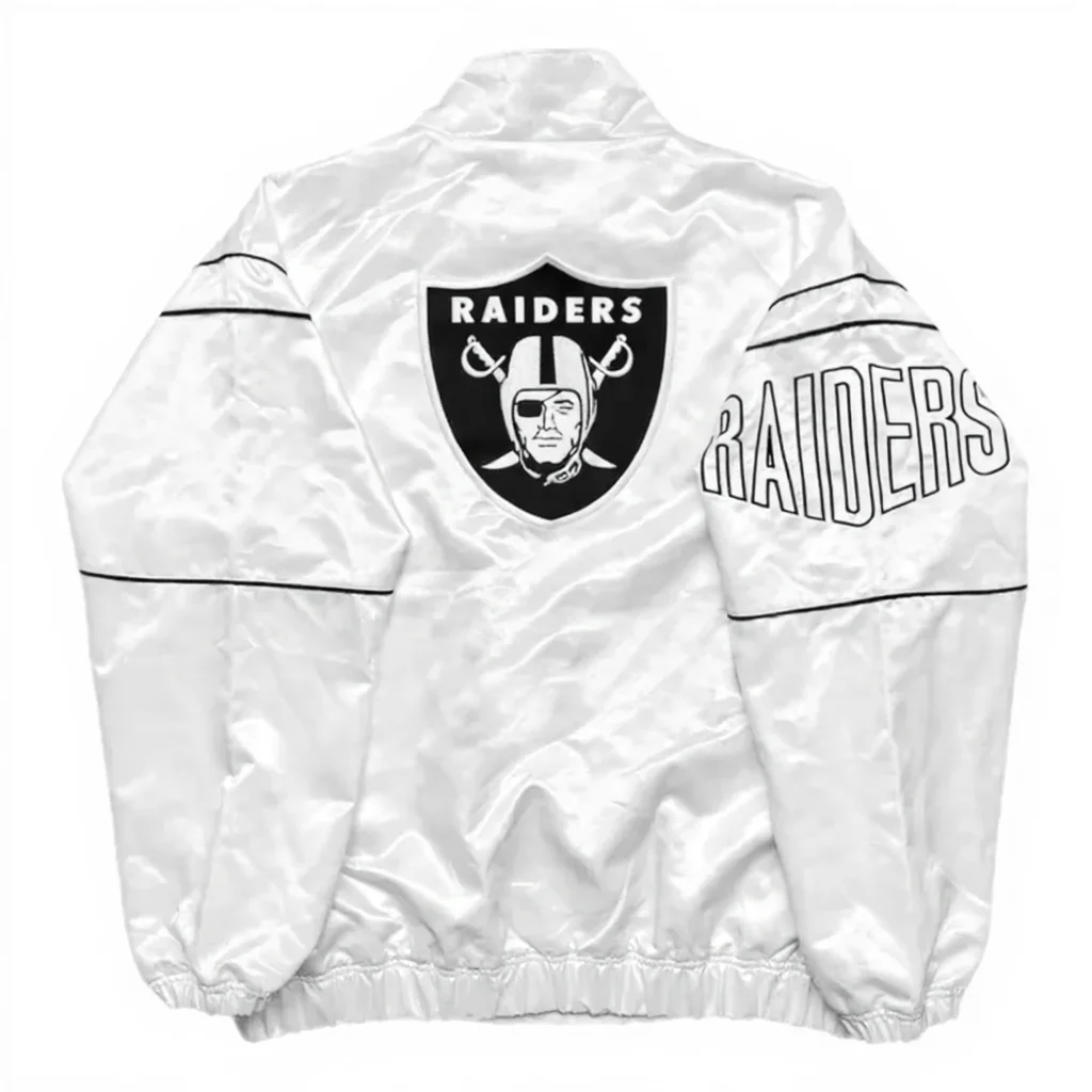 Al Davis 1994-95 Oakland Raiders Jacket - Image 2