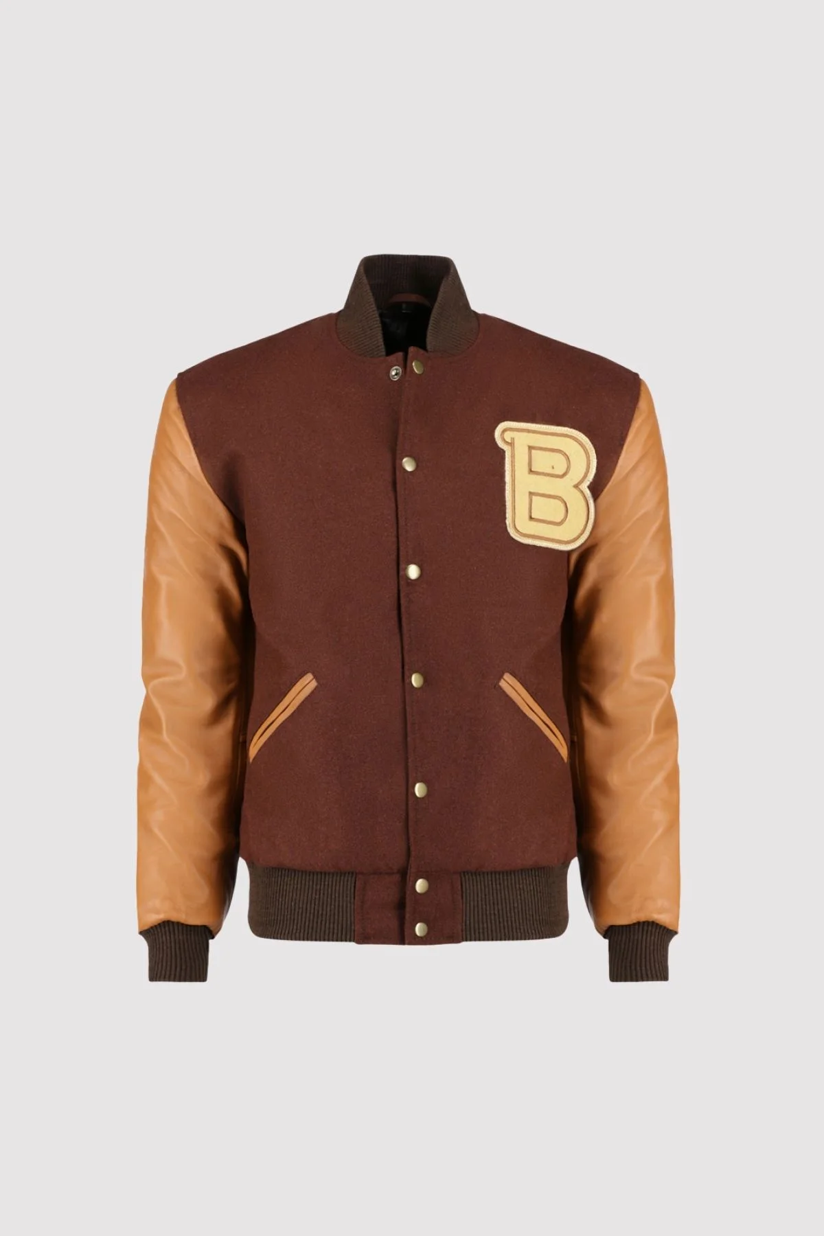 Hotline Miami Brown Letterman Jacket