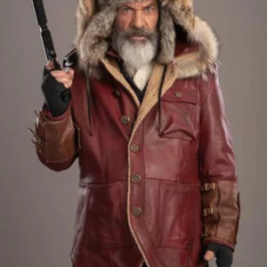 Mel Gibson Fatman Parka Leather Jacket