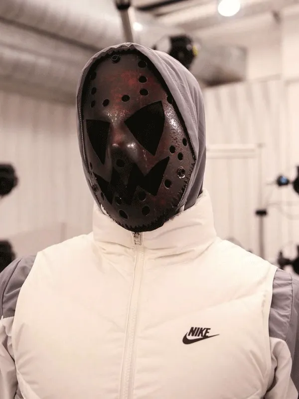 11 Rappeurs à Suivre Menace Santana Windrunner Puffer Vest - Image 2