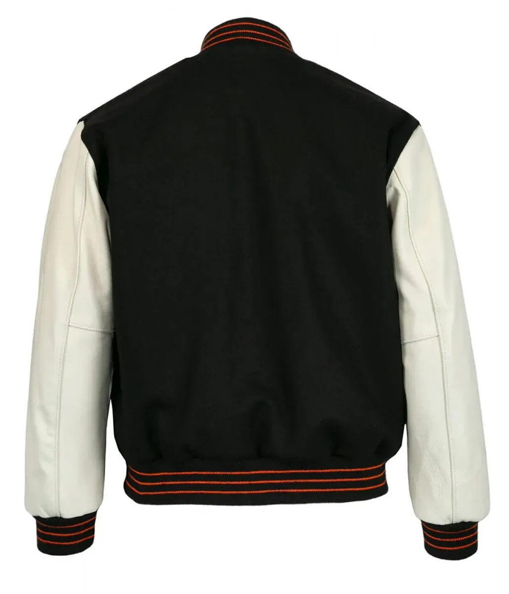 1951 Letterman NY Giants Black and White Jacket - Image 2