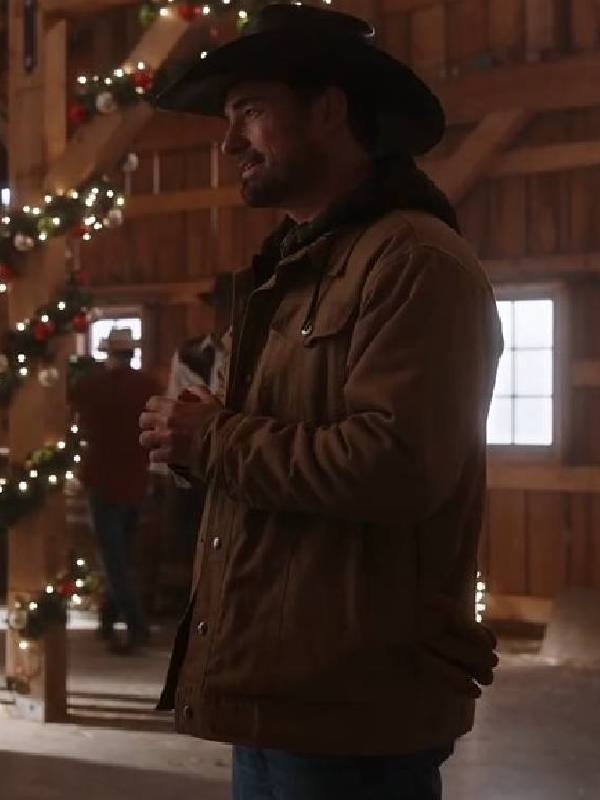 A Royal Montana Christmas Warren Christie Brown Jacket - Image 2