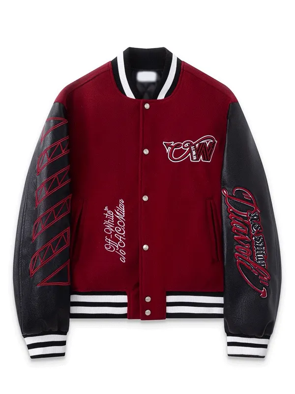 AC Milan x Off-White rlc Varsity Jacket - Image 2