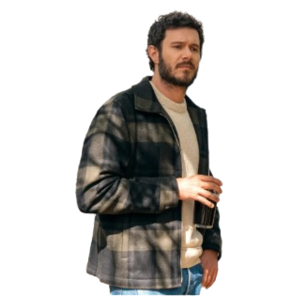 Adam Brody Nobody Wants This S02 Wool Jacket