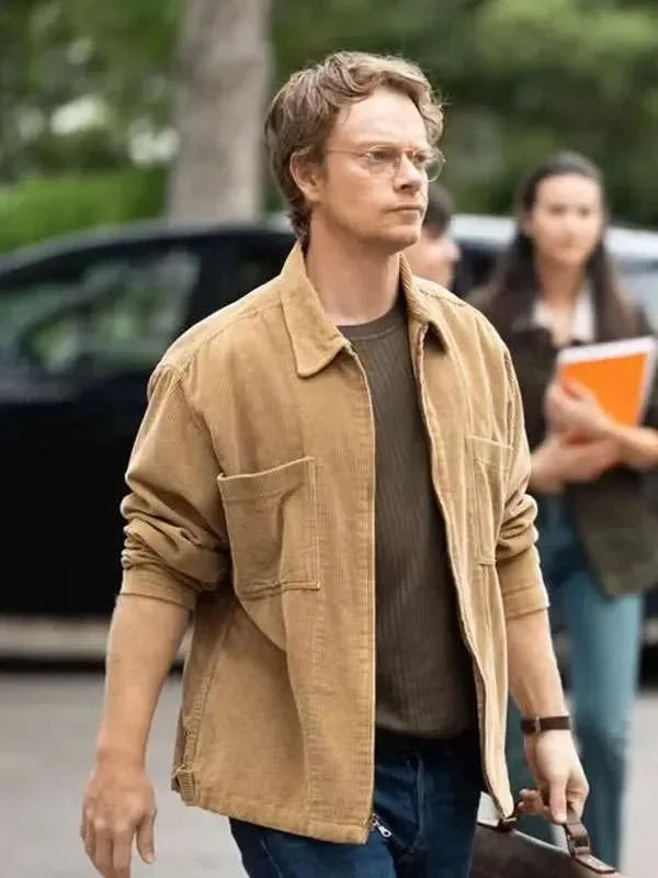 Alfie Allen Girl Taken Brown Corduroy Jacket
