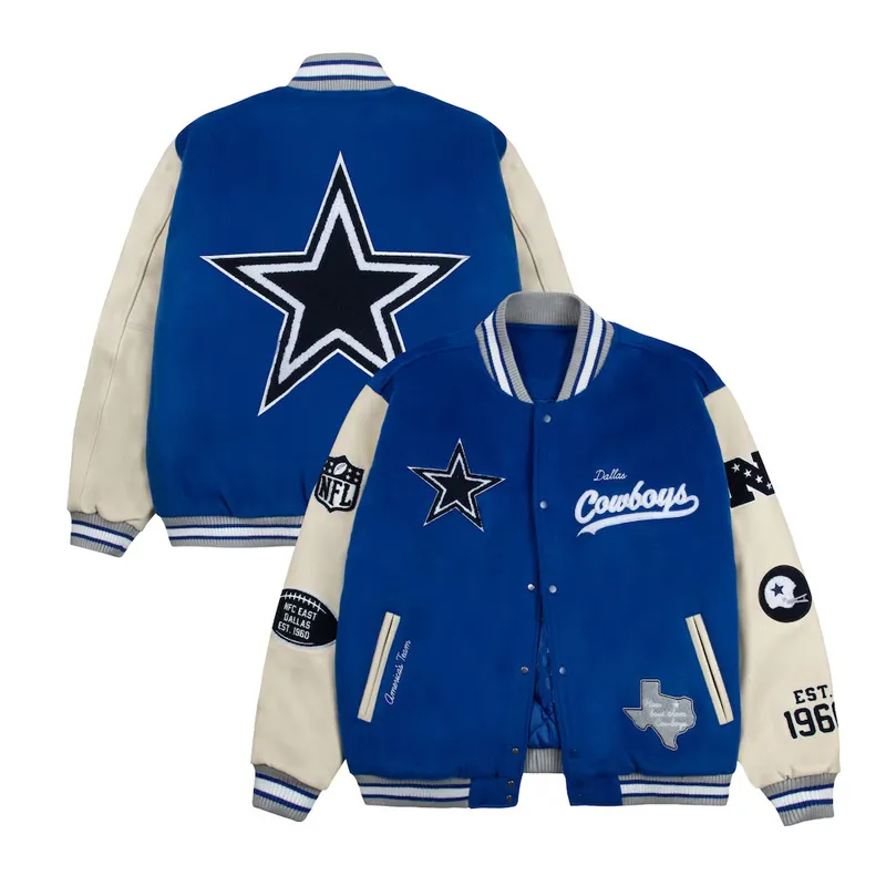 America’s Team Dallas Cowboys Letterman Jacket - Image 3