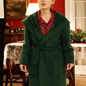 Saturday Night Live S51 Ariana Grande Green Coat