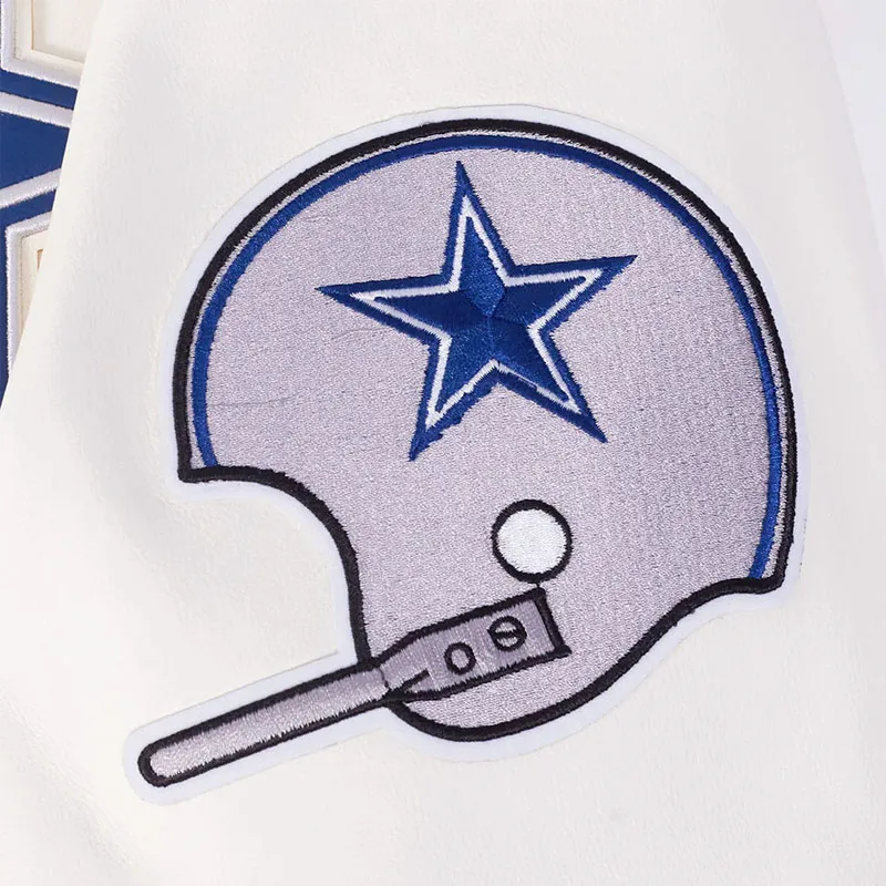 Best of Varsity Dallas Cowboys Leather Jacket - Image 3