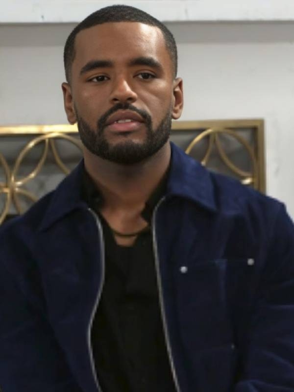 Beyond the Gates Sean Freeman Blue Suede Leather Jacket