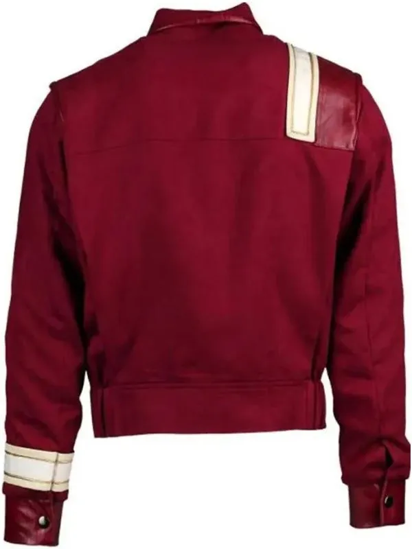 Star Trek V: The Final Frontier William Shatner Red Leather Jacket - Image 3