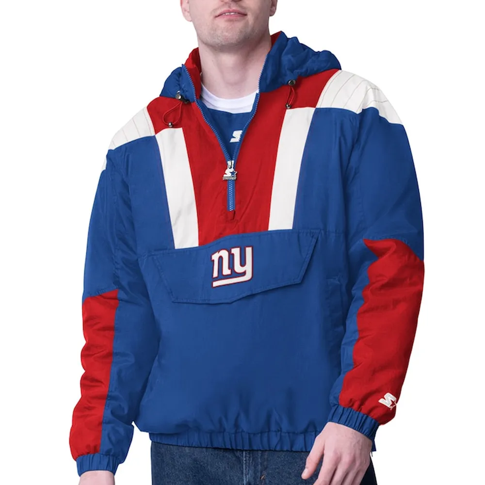 Charger Half-Zip NY Giants Pullover Jacket