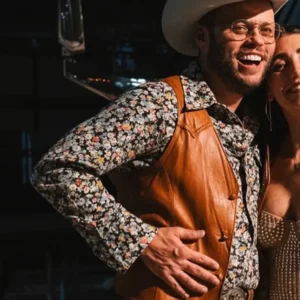 Charley Crockett Cowboy Unisex Leather Vest