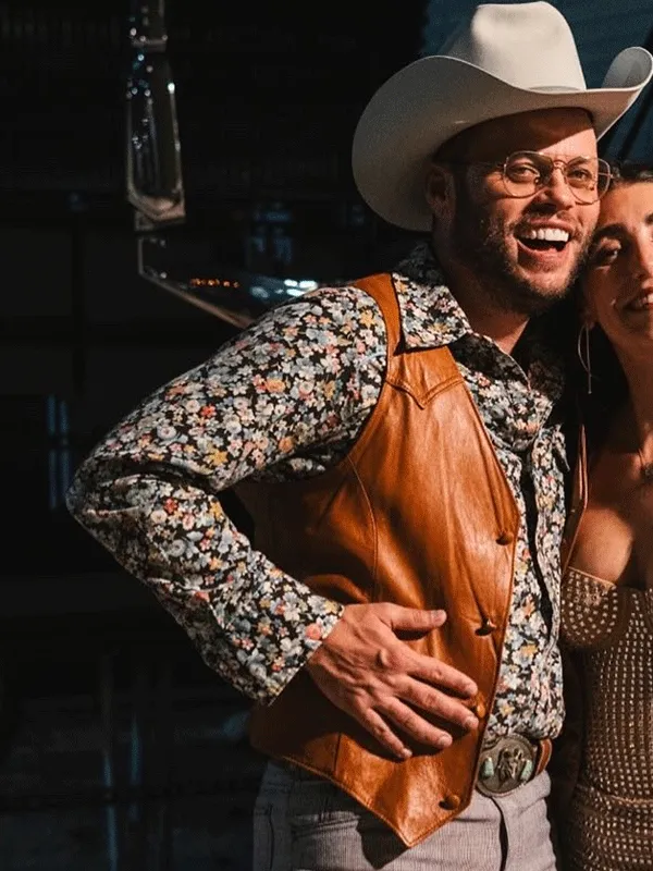 Charley Crockett Cowboy Unisex Leather Vest