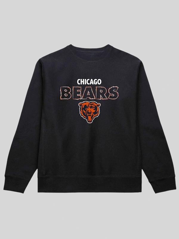 Chicago Bears Mitchell & Ness Sketch Outline Sweatshirt