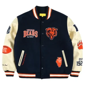 Chicago Bears X Golf Wang Unisex Letterman Jacket