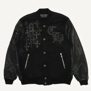 Chrome Heart Letterman Varsity Jacket