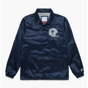 Coach Navy Dallas Cowboys Jacket