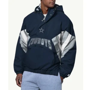 Dallas Cowboys Line Up Breakaway Pullover Jacket