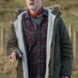 David Morrissey Daddy Issues S02 Green Jacket