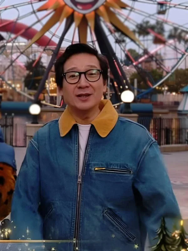Disney Park Visit 2025 Ke Huy Quan Denim Jacket