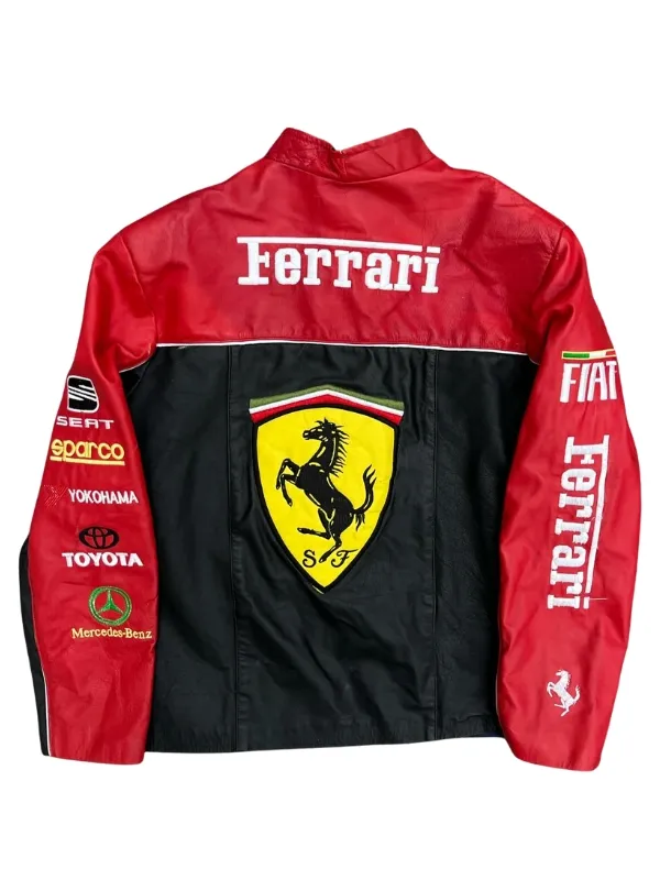 Ferrari Vintage Racing Leather Jacket