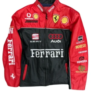 Ferrari Vintage Racing Leather Jacket
