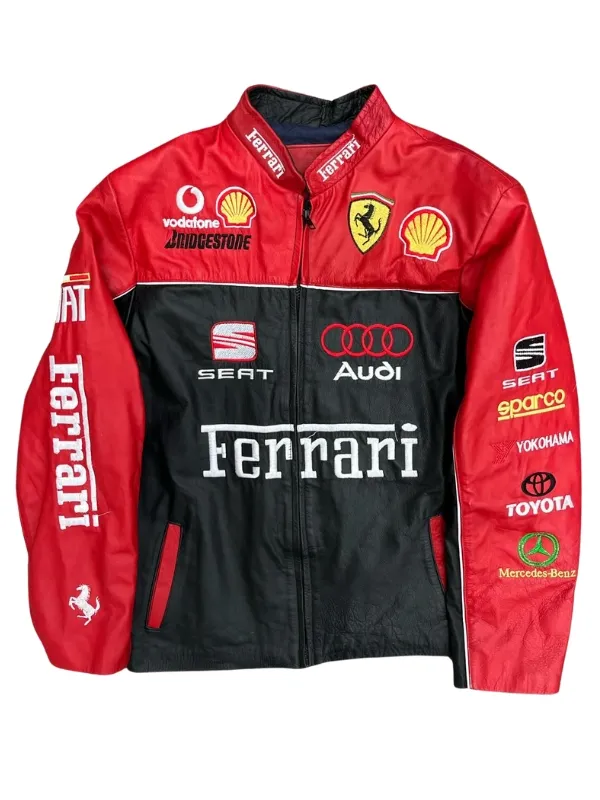 Ferrari Vintage Racing Leather Jacket