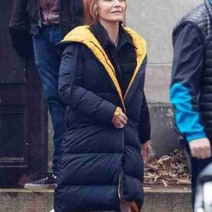 French Exit Frances Price Black Puffer Coat