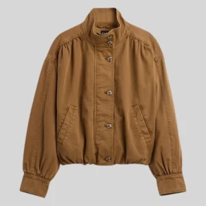 GAP Twill Bubble Brown Jacket