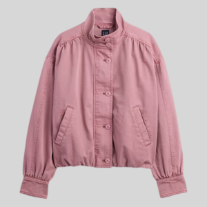 GAP Twill Bubble Pink Jacket