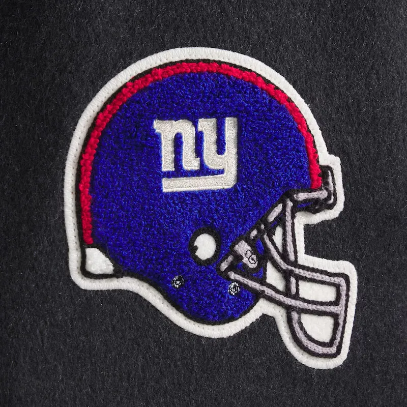 Heather Black NY Giants Wool Jacket - Image 5