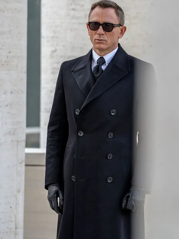 Daniel Craig Spectre James Bond Trench Coat