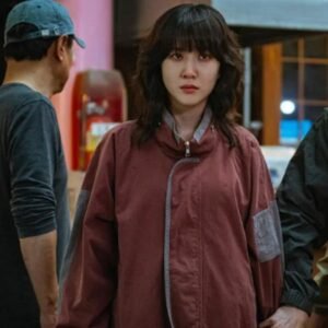 Park Eun-bin Hyper Knife Red Jacket