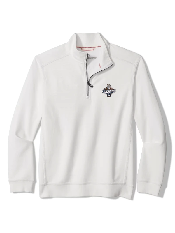 LA Dodgers Tommy Bahama 2025 World Series Champions Half-Zip Jacket