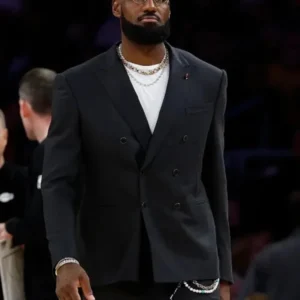 LeBron James Warriors V Lakers Black Blazer