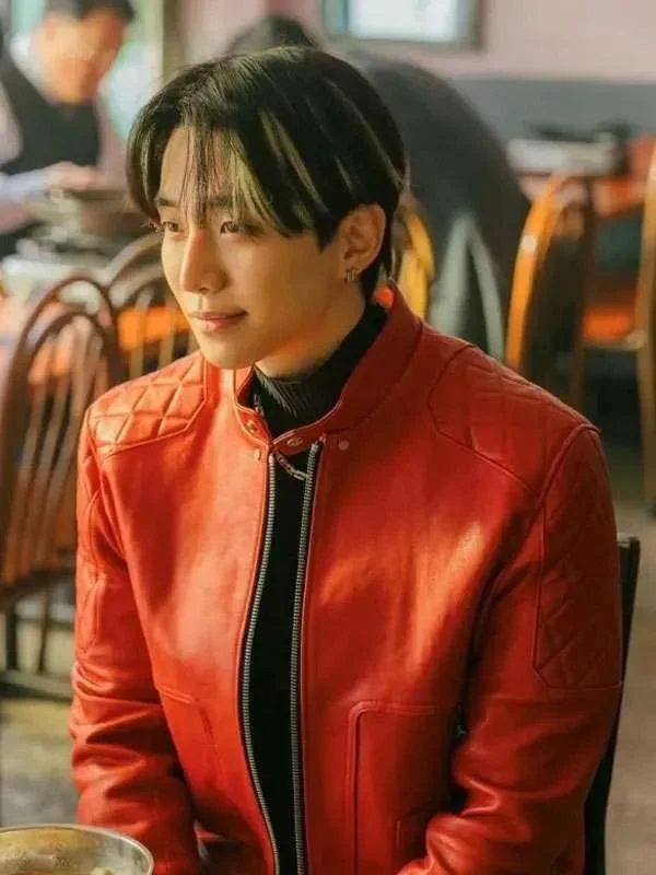 Typhoon Family Lee Jun-ho Red Jacket