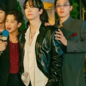 Typhoon Family 2025 Lee Jun-ho Leather Blazer