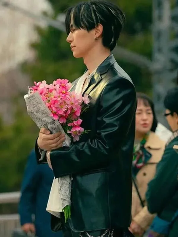 Typhoon Family 2025 Lee Jun-ho Leather Blazer - Image 4