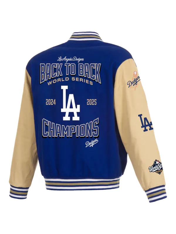 Los Angeles Dodgers Back-To-Back World Series Champions Jacket