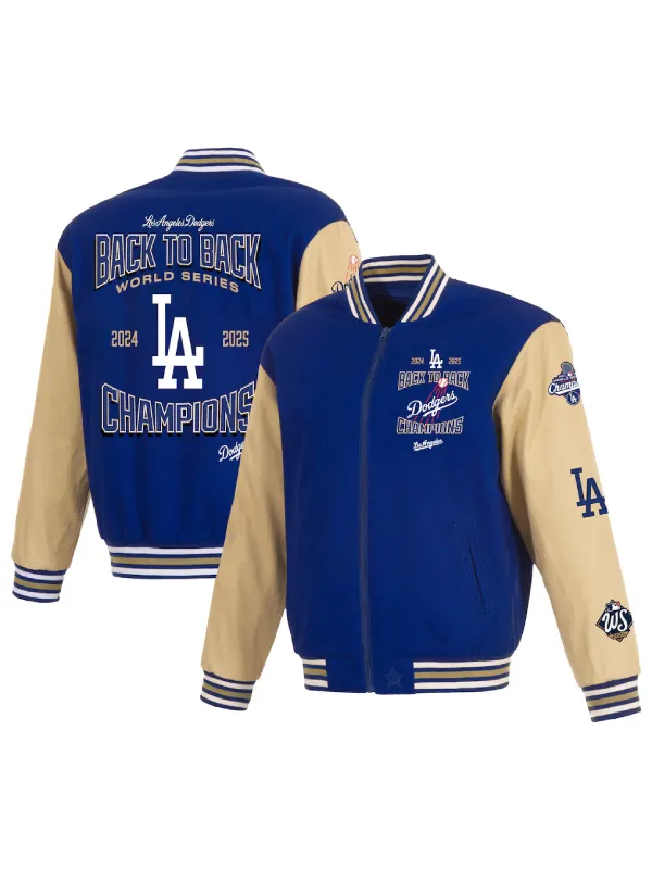 Los Angeles Dodgers Back-To-Back World Series Champions Jacket