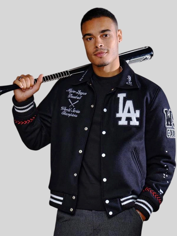 Los Angeles Dodgers Joshua Vides x Fanatics World Series Champions Varsity Jacket