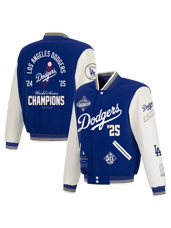 Los Angeles Dodgers World Series Champions Varsity Jacket