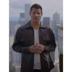 Love Is Blind Nick Lachey Leather Black Jacket