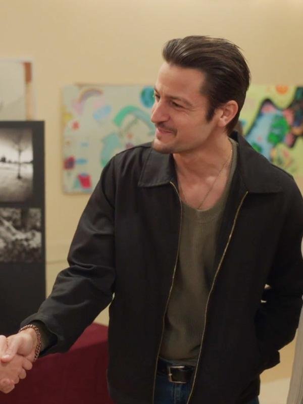 Shifting Gears 2024 Tyler Hynes Black Jacket - Image 2