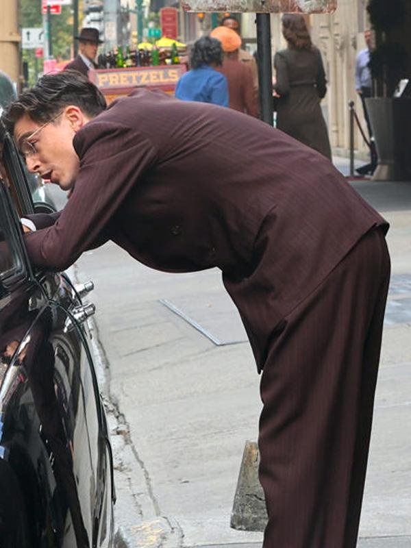 Marty Supreme Timothée Chalamet Black Wool Coat